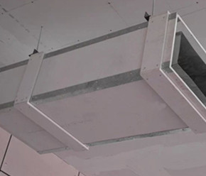 2小時纖維增強硅酸鹽板鐵皮風管防火包敷